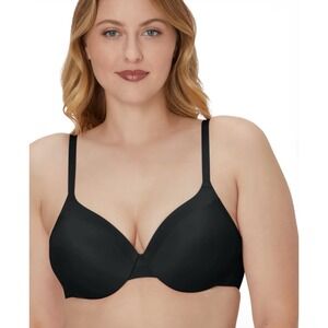 Maidenform Black Bra Comfort‎ Devotion Extra Coverage T-Shirt Underwire Soft 36D